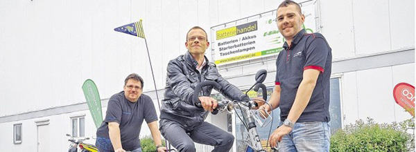 Ein neues Elektro-Dreirad für Jörg Elsner