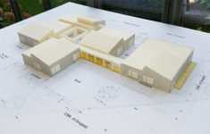 Architekturmodell zur Erweiterung der Kindertagesstätte Kleine Robbeninsel in Heiligenhaus