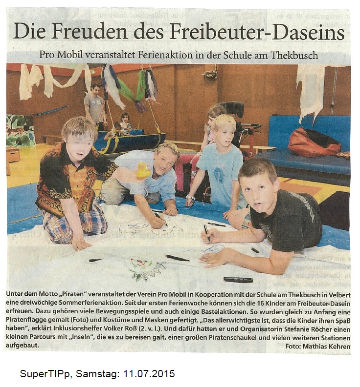 Die Freuden des Freibeuter-Daseins - Super-Tipp-Artikel 2015